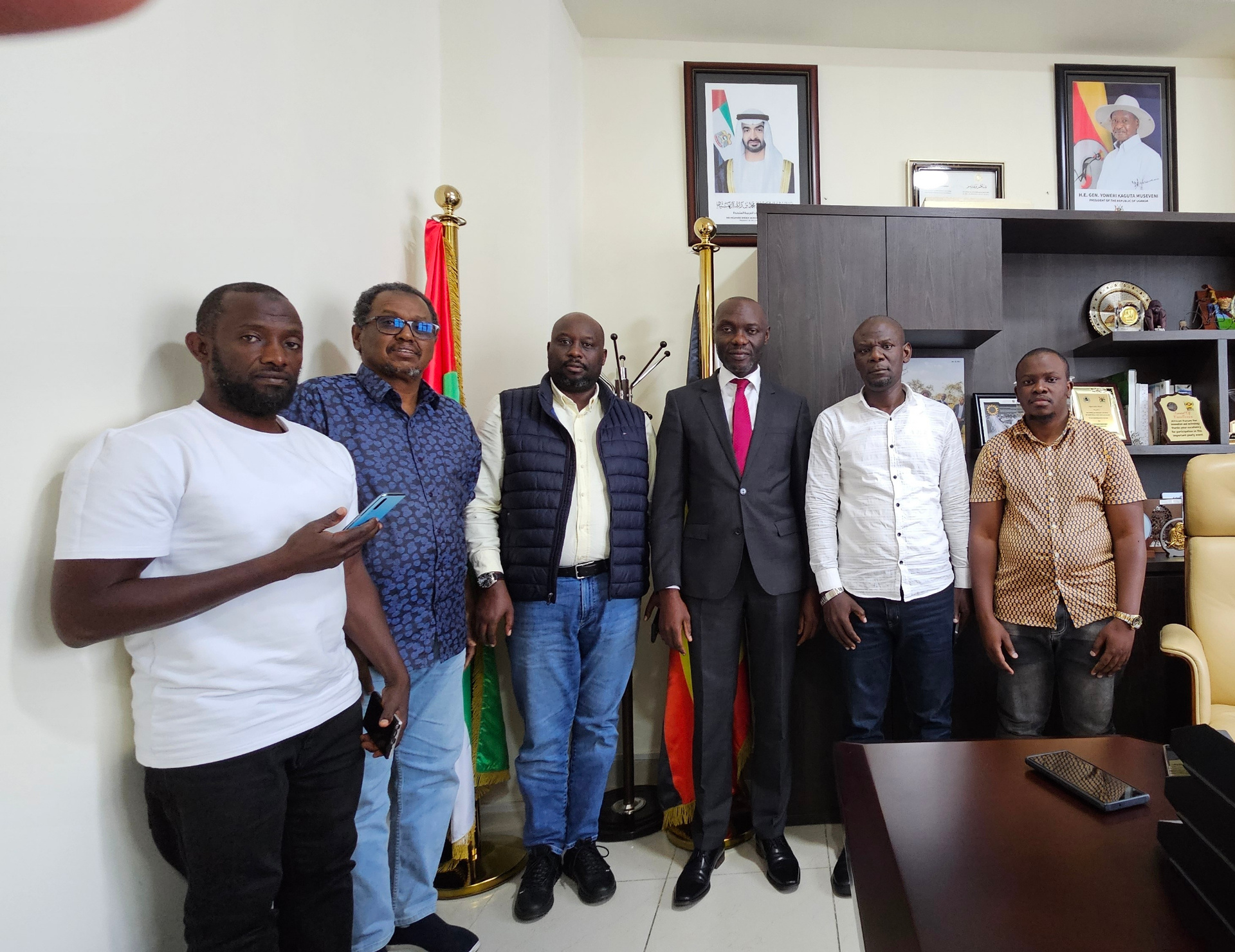 SODO Charity governance team members standing together